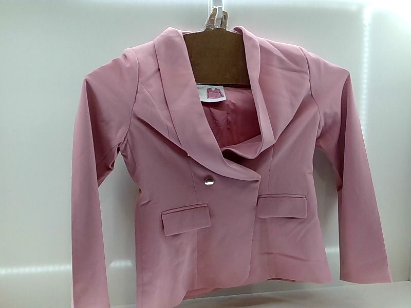 Pink Double Breasted Blazer - Large