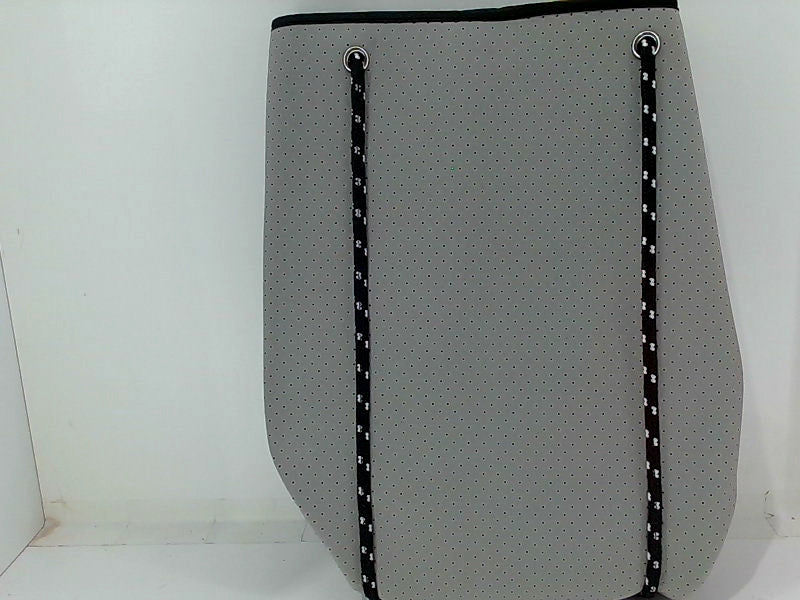 Pole Tribe Grey Tote Bag with Black Straps