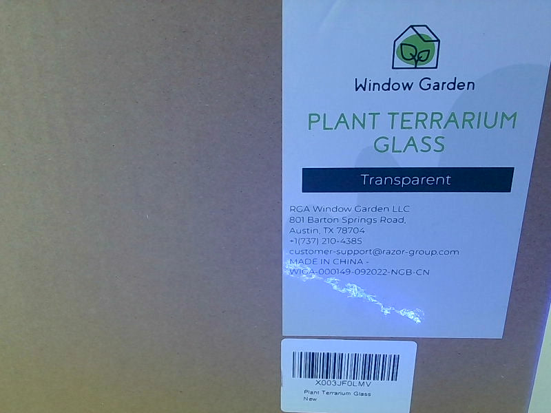 Glass Terrarium with Lid Indoor Greenhouse Planter 9x11x6 Inch