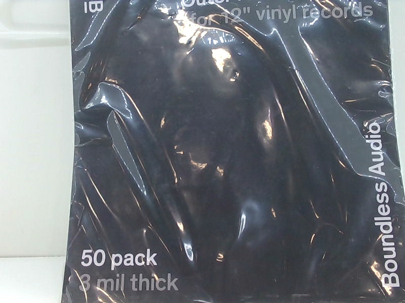 Vinyl Record Sleeves 50 Pack - 12 Inch Protective Covers