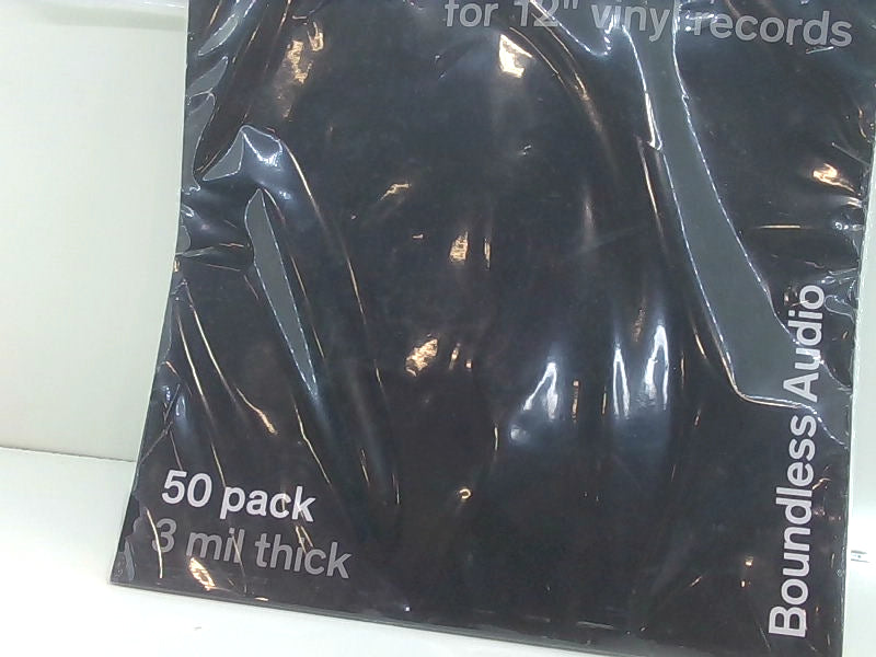 Vinyl Record Sleeves 50 Pack - 12 Inch Protective Covers