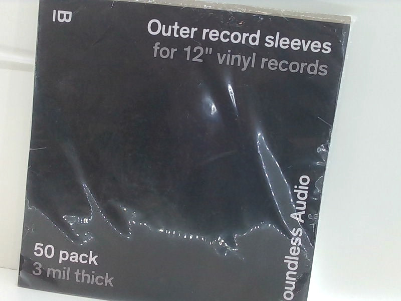 Vinyl Record Sleeves 50 Pack - 12 Inch Protective Covers