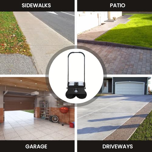 Dapper Supply Walk-Behind Outdoor Hand Push Floor Sweeper - 6.5 Gallon Capacity - 22" Sweeping Width - Sweeps up to 25,500 ft² / Hour, Grey