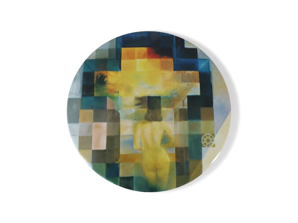 Artistic Dali Pocket Mirror Ø2.75 Gala Contemplating Design