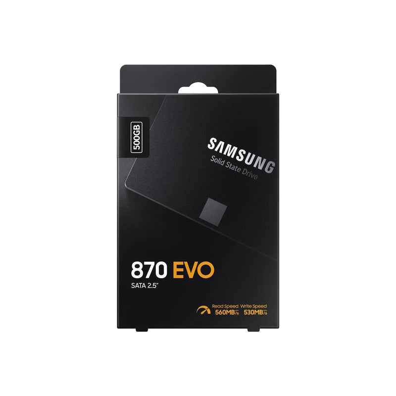 SAMSUNG SSD 870 EVO 500 GB Form Factor 2.5 Inch Intelligent Turbo Write Black