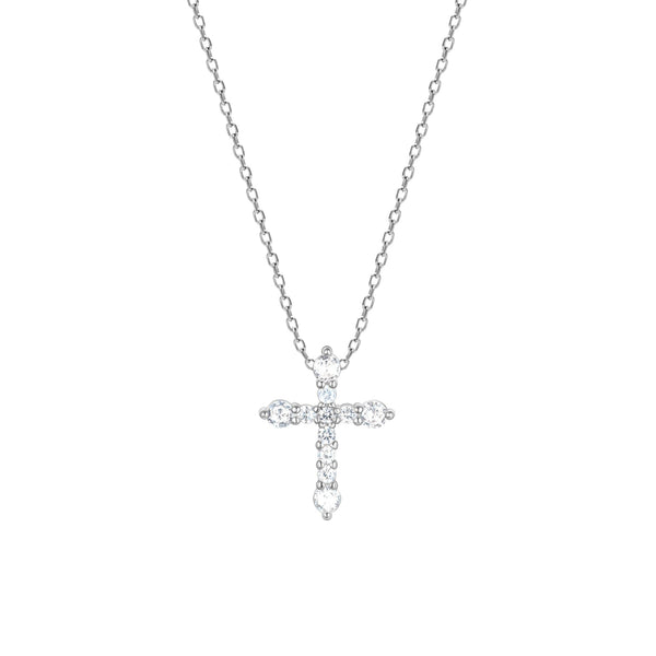 GIVA 925 Sterling Silver Hypoallergenic Holy Cross Pendant with Link Chain