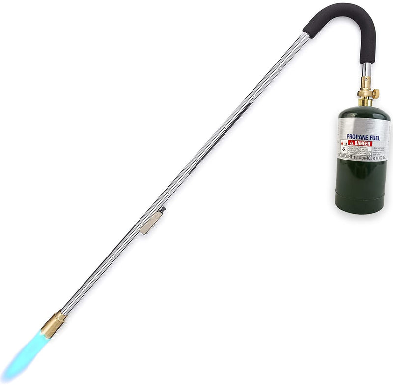 Propane Weed Burner Torch with Piezo Igniter, 35-Inch