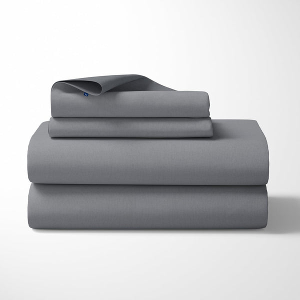 Nezt Queen Size Microfiber Bed Sheet Set Dark Grey