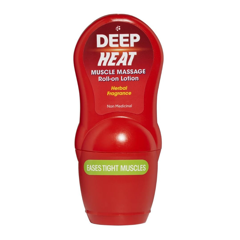 Deep Heat Muscle Massage Roll On Lotion 1.7 Fl Oz