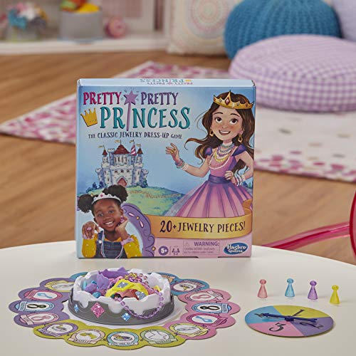 Pretty Pretty Princess Board Game Jewelry Dress Up Ages 5 Plus 2 to 4 Players