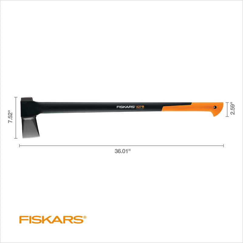 Fiskars X27 Super Splitting Axe with 36 Inch Shock Absorbing Handle