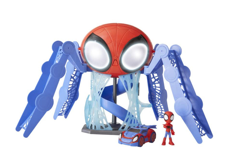 Spidey and Friends Web-Quarters Playset for Kids Ages 3+