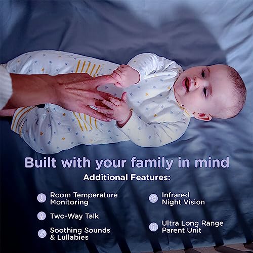 Hubble Connected Nursery Pal Cloud Smart Connected Wi-Fi Enabled Baby Monitor