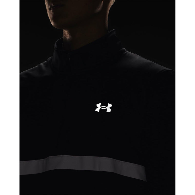 Under Armour Men's Infrared Up The Pace 1 By 2 Zip Jacket Black White Small