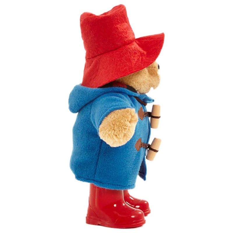 25cm Classic Paddington Bear Plush Toy in Duffle Coat & Red Boots