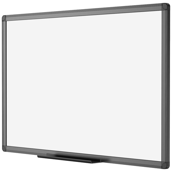 Magnetic Dry Erase Whiteboard 36x24 Inch with Black Aluminum Frame