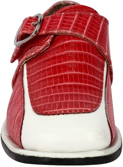 Libertyzino Red/White Pull-On Shoes for Big Kids - Size 7.0