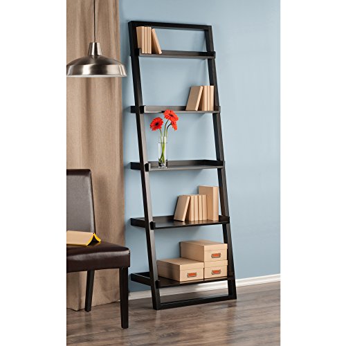 Winsome Wood Bailey Shelving Black