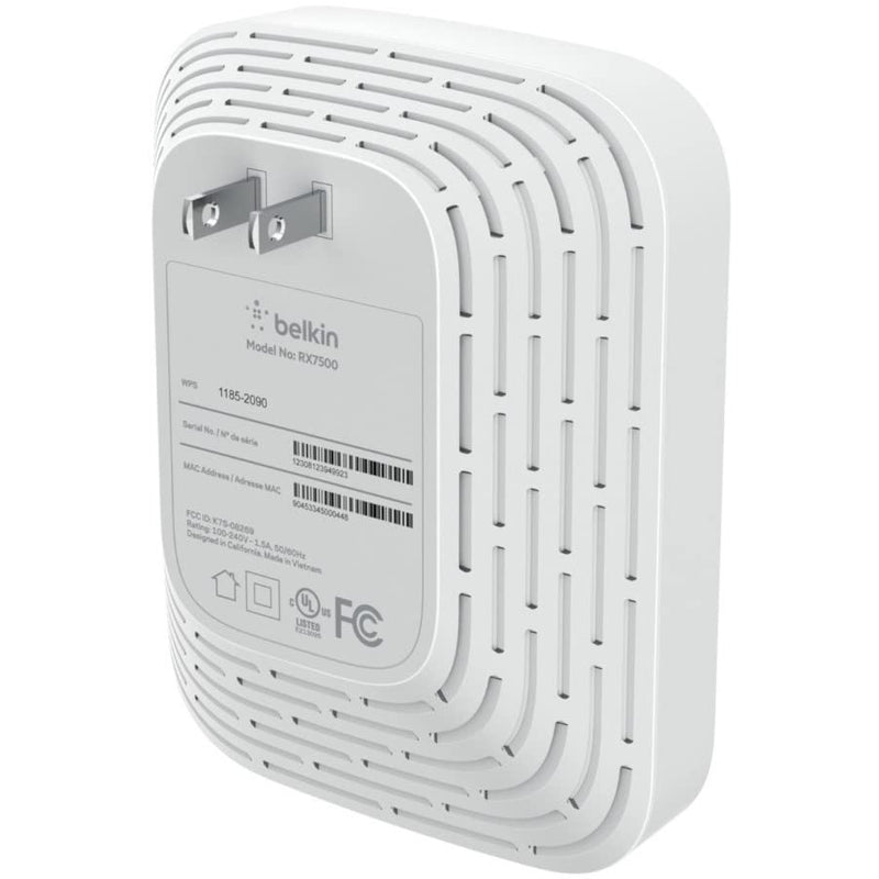 Belkin RX7500 Dual Band WiFi 6 Range Extender