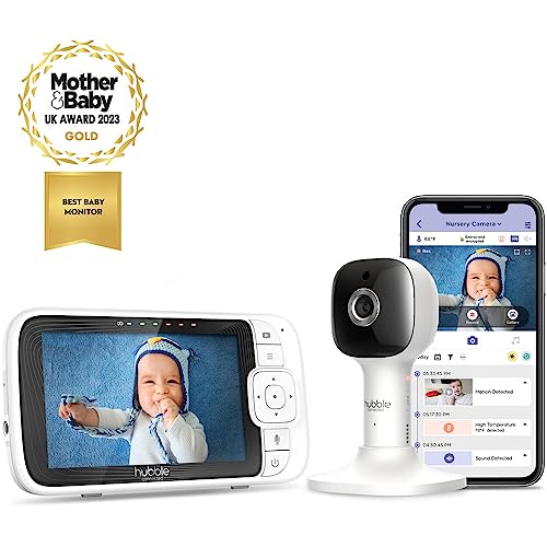 Hubble Connected Nursery Pal Cloud Smart Connected Wi-Fi Enabled Baby Monitor