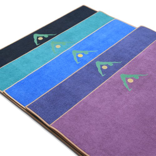 Aurorae Synergy 2in1 Yoga Mat-Towel Combo Non Slip 72x24