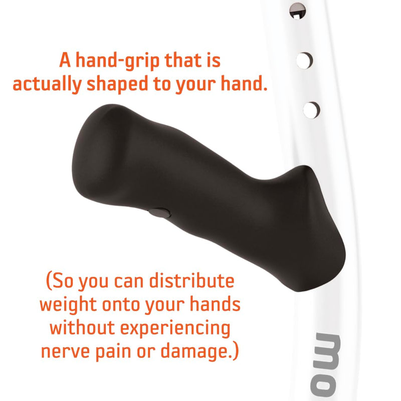 Ergonomic Mobilegs Ultra Adjustable Crutches for Adults