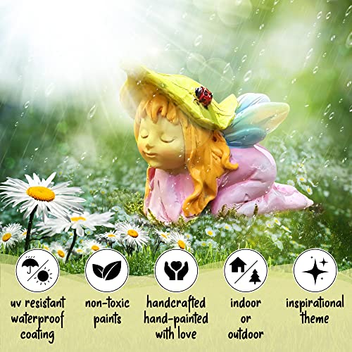 Wild Pixy Fairy Garden Set Miniature Accessories Kit With Fairies and Animals