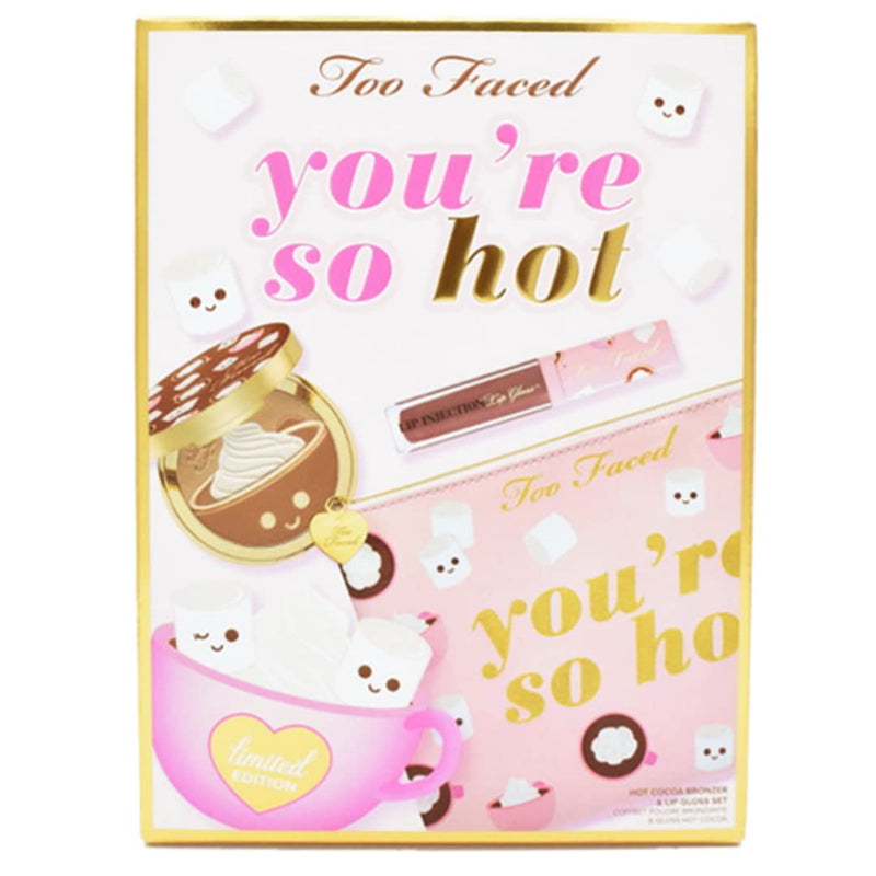 Too Faced You’re So Hot Bronzer and Lip Gloss Set Hot Cocoa Face Bronzer