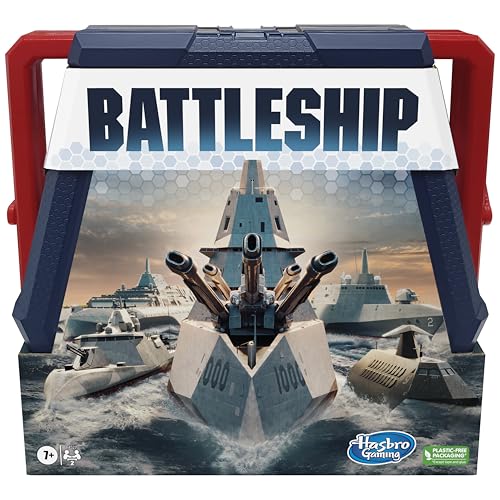 Battleship Classic Board Game, Strategy Game for Kids Ages 7 and Up, Fun for 2 Players