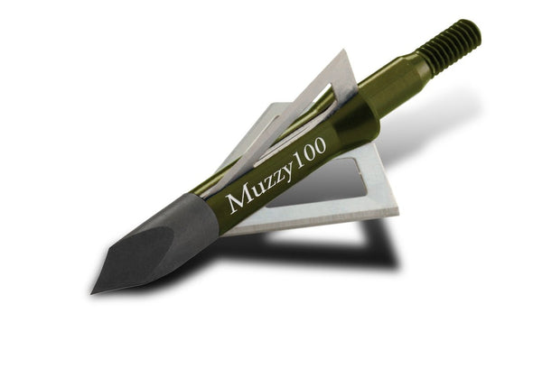 Muzzy 225 Bowhunting 100 Grain 3 Blade Broadhead 6 Pack