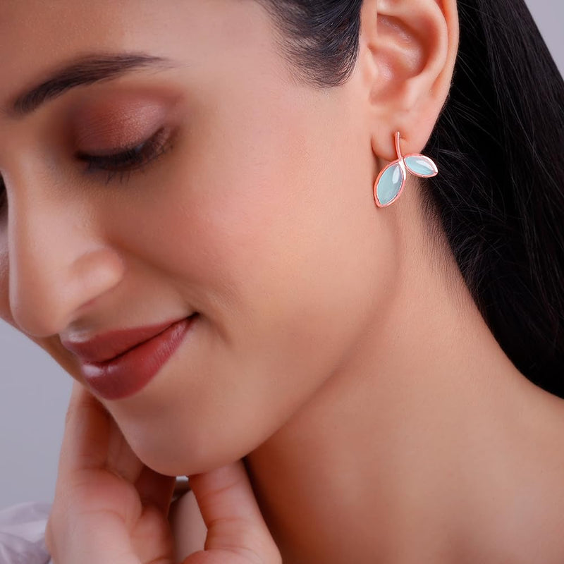 Giva Pearl Earrings Freshwater Ear Rings White Button Cultured Stud Earrings