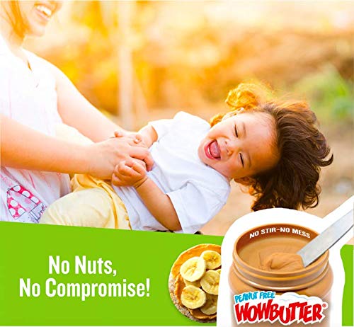 WOWBUTTER Soy Based Nut Free Butter Spread 17.6 Ounce Pack of 6