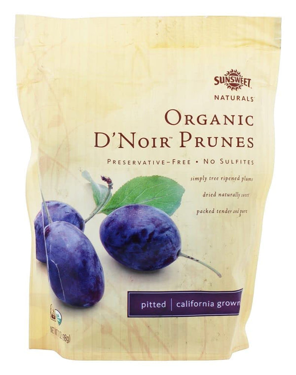 Sunsweet Naturals Organic D'noir Prunes Pitted 7 Oz