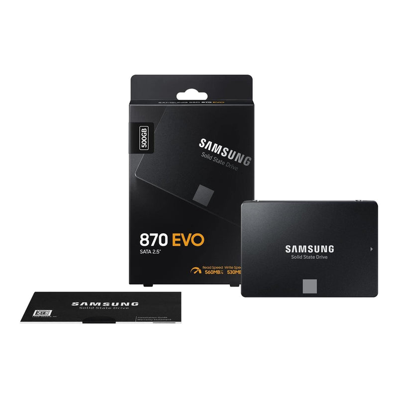 SAMSUNG SSD 870 EVO 500 GB Form Factor 2.5 Inch Intelligent Turbo Write Black