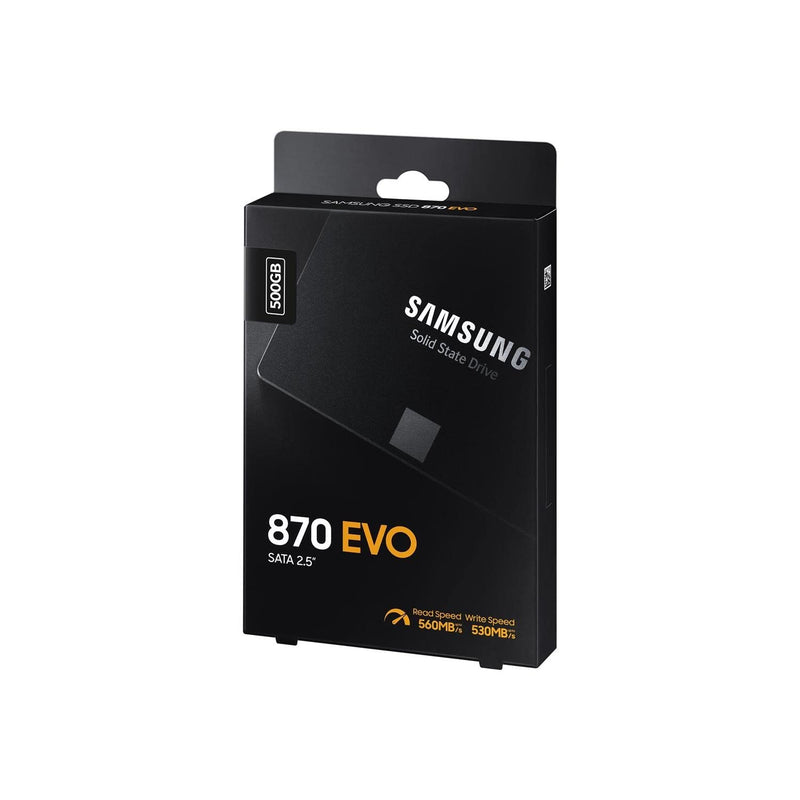 SAMSUNG SSD 870 EVO 500 GB Form Factor 2.5 Inch Intelligent Turbo Write Black