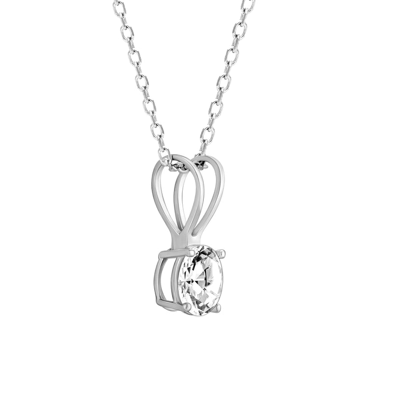 GIVA 925 Sterling Silver Hypoallergenic Zirconia Stone Pendant Necklace for Women