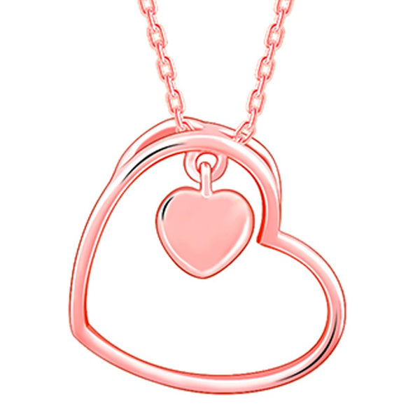 GIVA Love Heart Pendant Necklaces Link Chain for Women 925 Sterling Silver