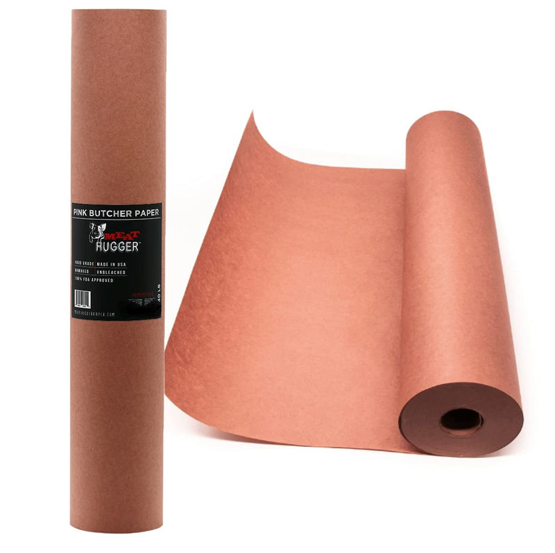 Pink Butcher BBQ Paper Roll for Smoking Meat - 24" x 150'