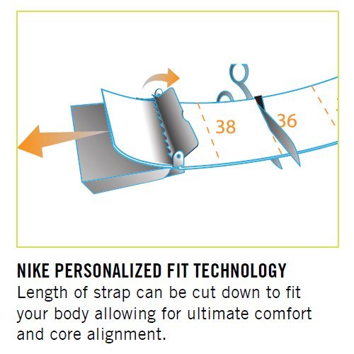 Nike Women's Tech Essentials Single Web Belt, White, One Size