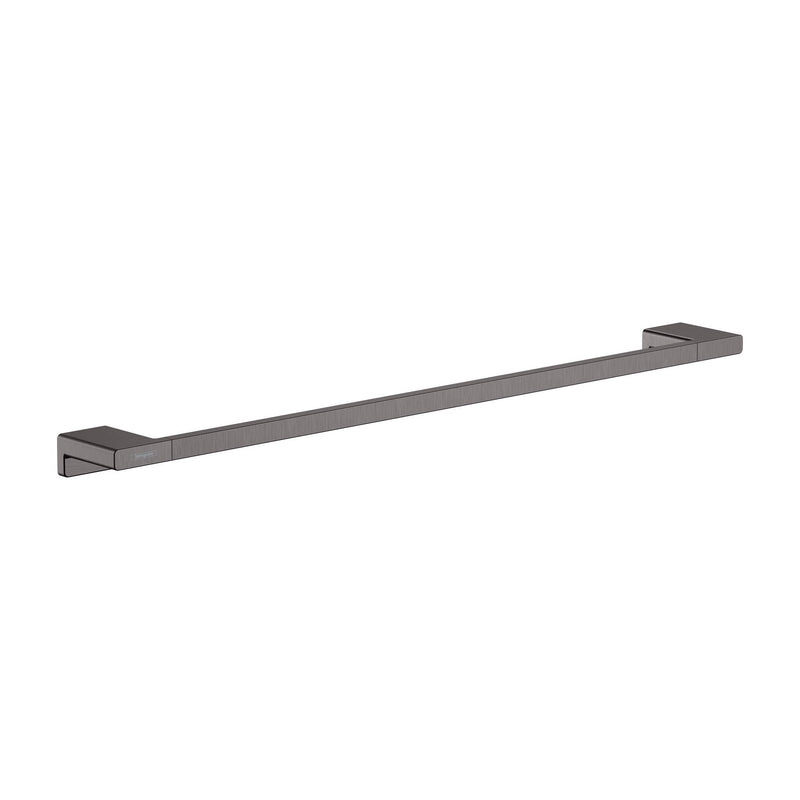 Hansgrohe Brushed Black Chrome Towel Bar 24-Inch