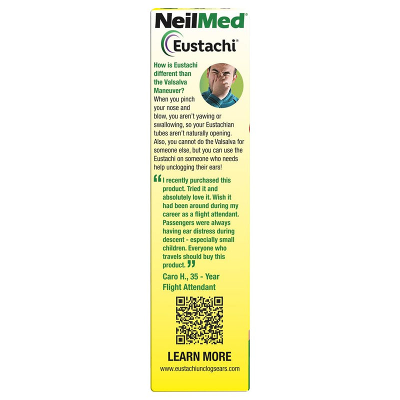 NeilMed Eustachi-Eustachian Tube Exercise-Pop Blocked Ears Safely. Helps Relieve Ear Pressure