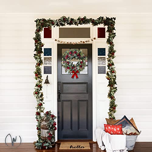 Wildlvory Other Accessories CHRISTMAS EUCALYPTUS WREATH Home Accessory