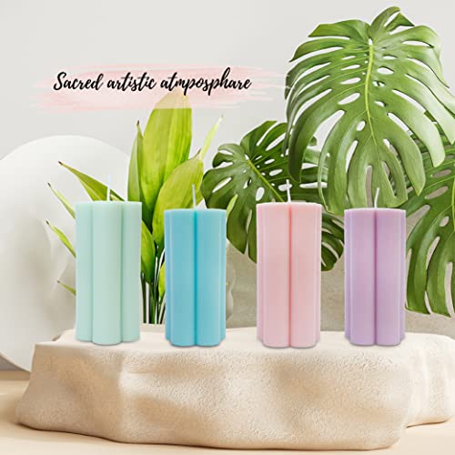 Candles Set of 4 Scented Candles Aesthetic Preppy Home Scented Not Toxic