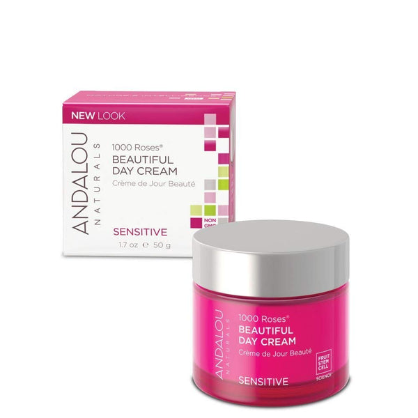 Andalou Naturals 1000 Roses Sensitive Skin Day Cream 1.7 oz