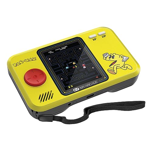 My Arcade Pac-Man Pocket Player Pro: 2.75" Color Display, Retro Gaming Consoles, Family Game Night, Ergonomic Design