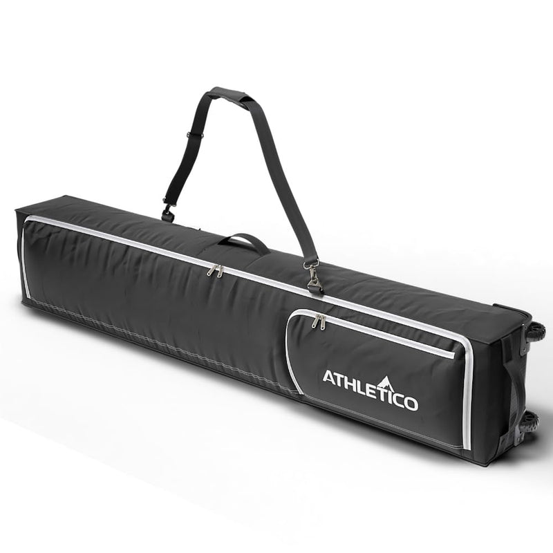 Athletico Padded Rolling Ski Bag with Wheels for Air Travel 190cm