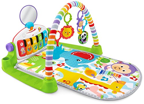 Fisher Price Deluxe Kick & Play Piano Gym Green Musical Toy 0 Plus Months