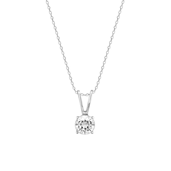 GIVA 925 Sterling Silver Hypoallergenic Zirconia Stone Pendant Necklace for Women