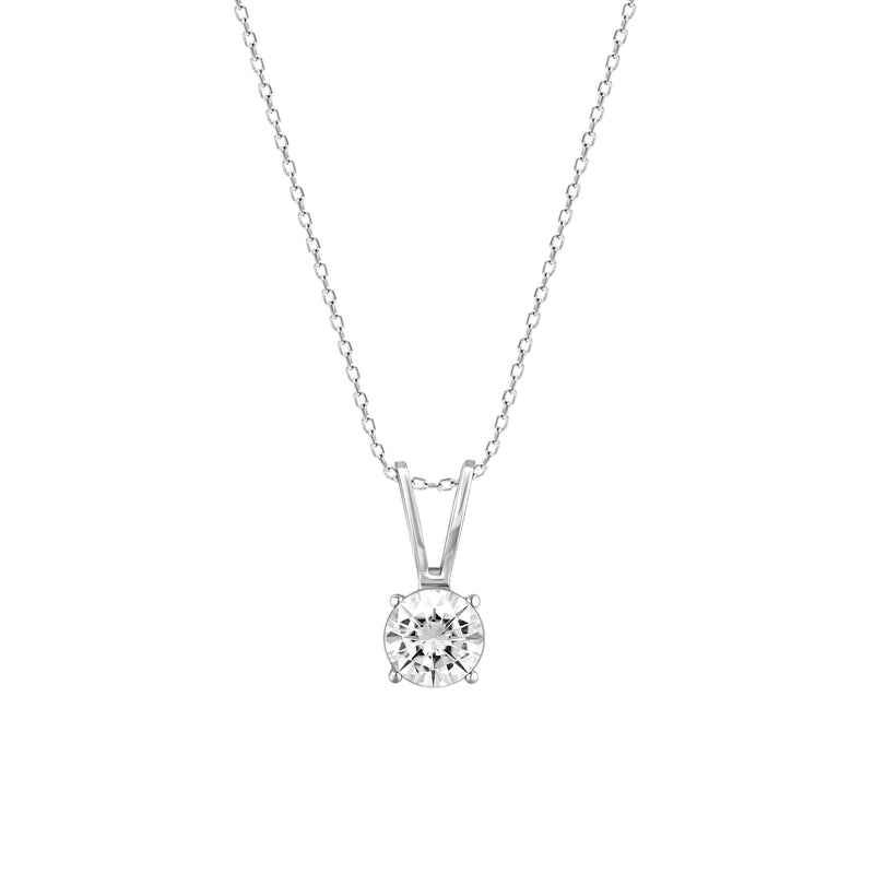 GIVA 925 Sterling Silver Hypoallergenic Zirconia Stone Pendant Necklace for Women