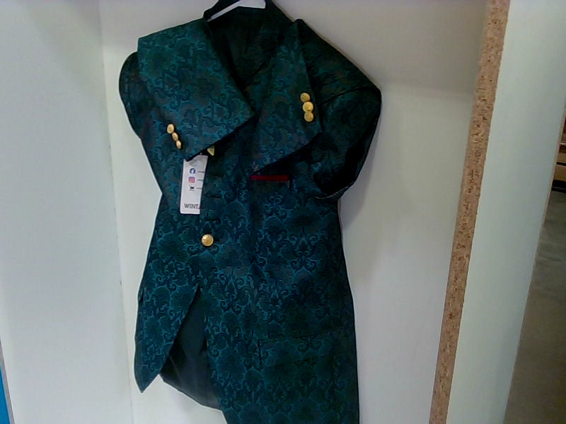 Wintage Bandhgala Blazer with Gold Buttons - Blue